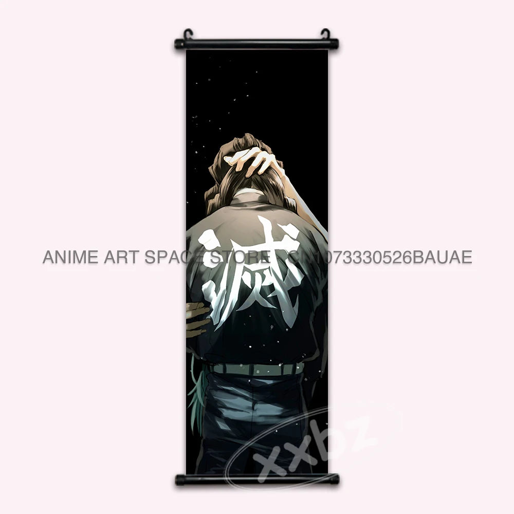반다이 귀멸의 칼날 벽장식 포스터 (애니 캐릭터 인테리어 / 홈데코)