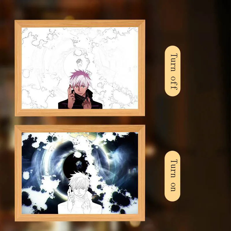 주술회전 LED 액자 무드등