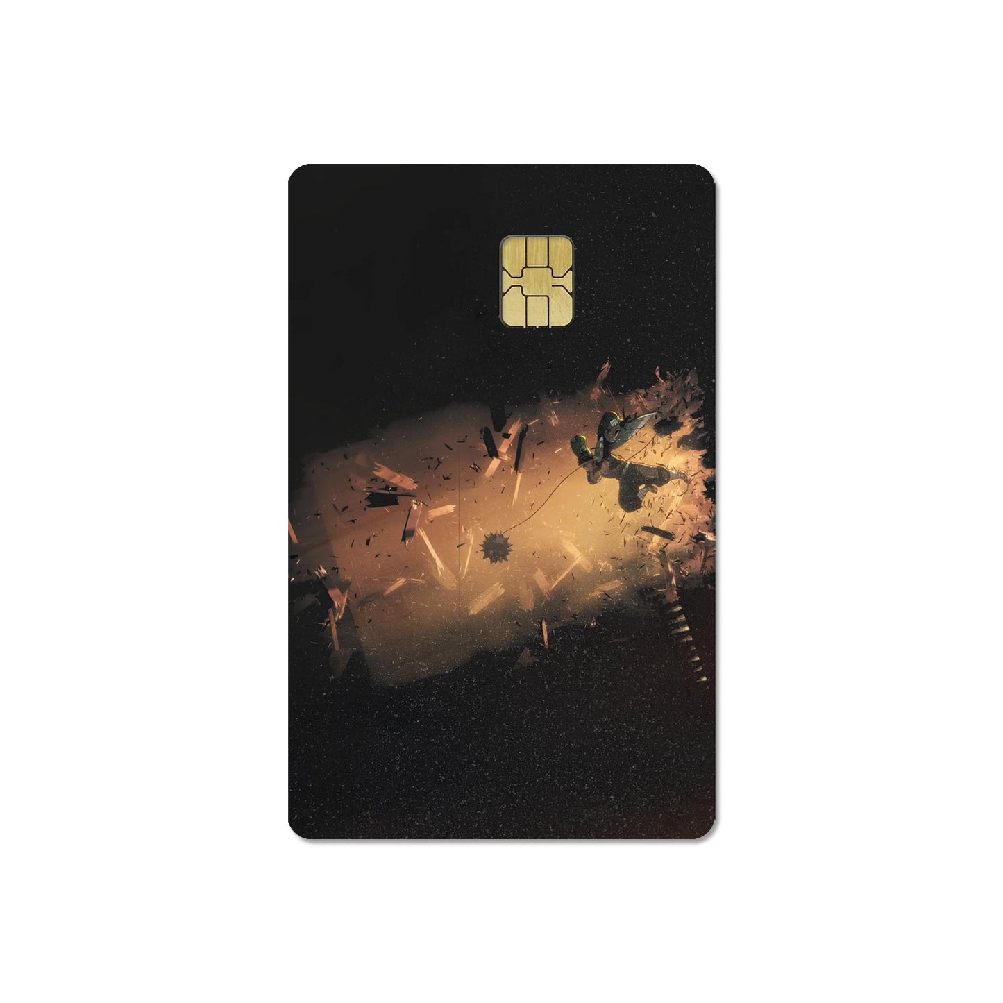 귀멸의 칼날 스티커 카드 필름 커버(소형칩)