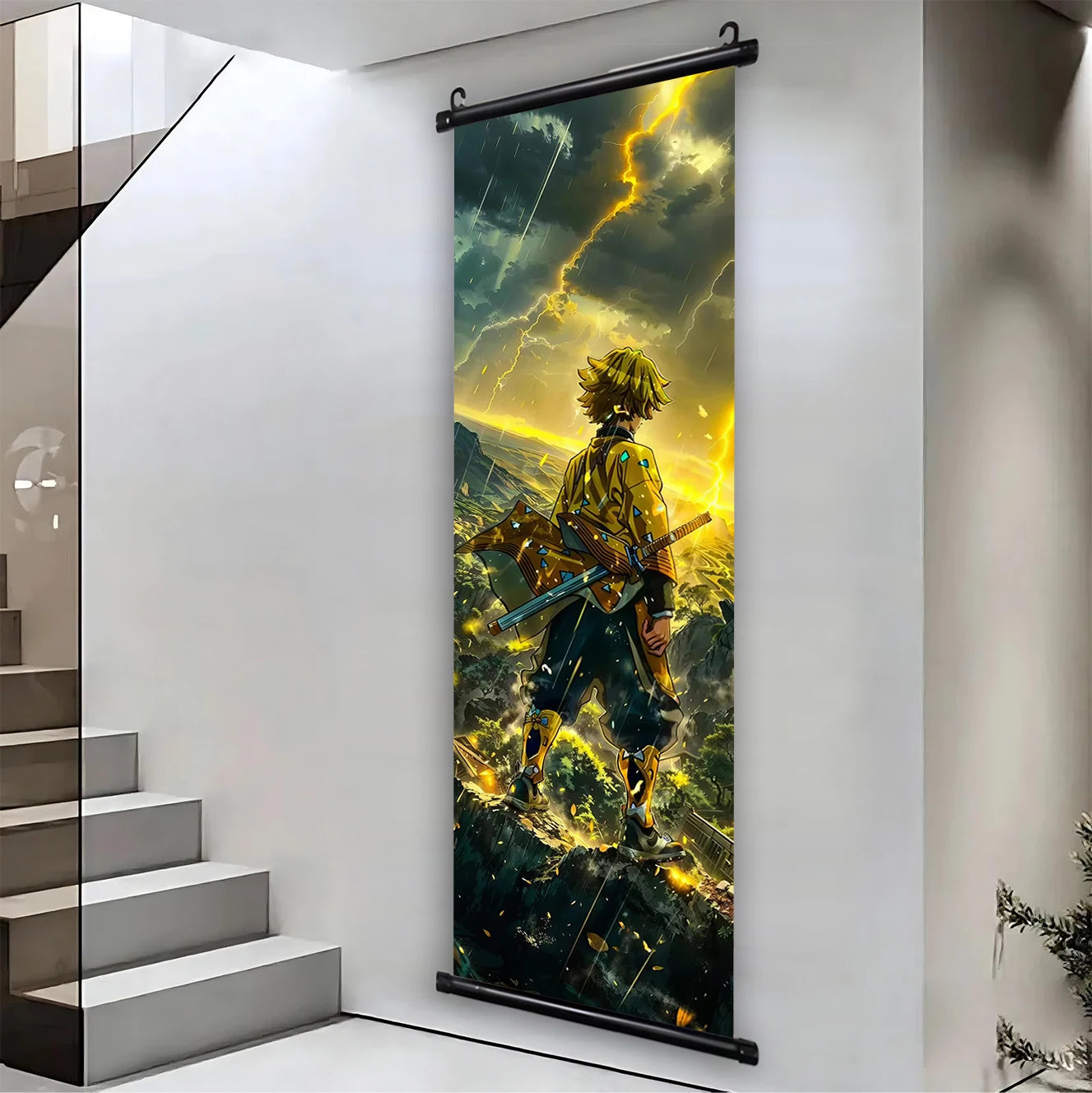 귀멸의 칼날 캐릭터 캔버스 포스터