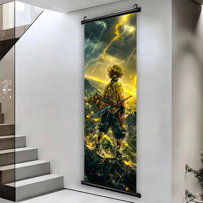 귀멸의 칼날 캐릭터 캔버스 포스터