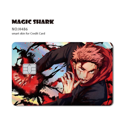 주술회전 스티커 카드 필름 커버