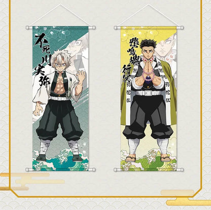 귀멸의 칼날 캐릭터 족자 / 벽걸이 캔버스 포스터