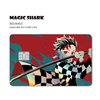 귀멸의 칼날 스티커 카드 필름 커버