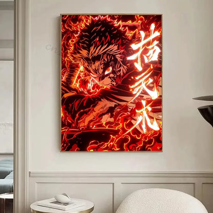 [미니소] 클래식 귀멸의 칼날 캔버스 포스터