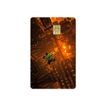 귀멸의 칼날 스티커 카드 필름 커버 (무한성편)