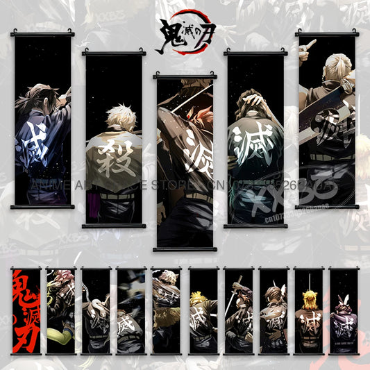 반다이 귀멸의 칼날 벽장식 포스터 (애니 캐릭터 인테리어 / 홈데코)