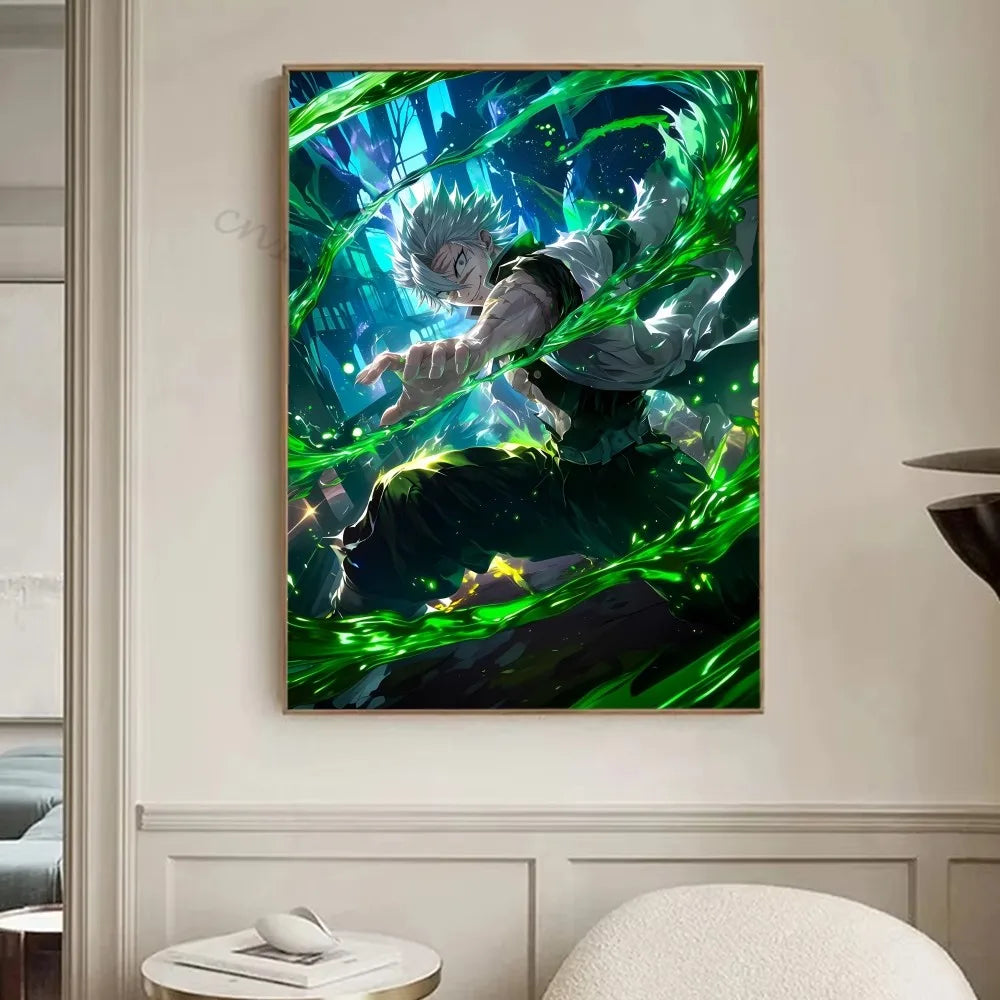 [미니소] 클래식 귀멸의 칼날 캔버스 포스터