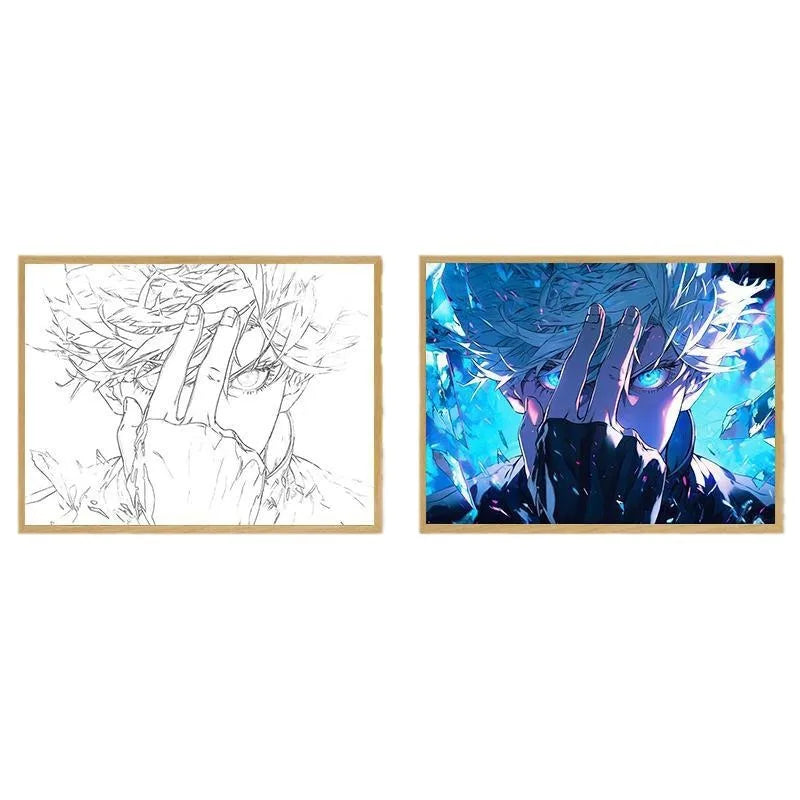 주술회전 LED 액자 무드등