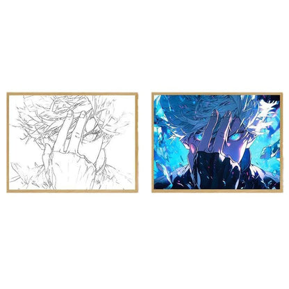 주술회전 LED 액자 무드등