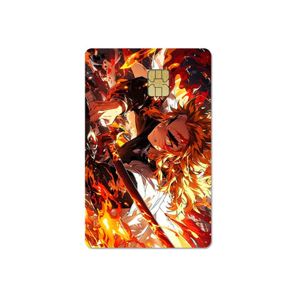 귀멸의 칼날 스티커 카드 필름 커버(소형칩)