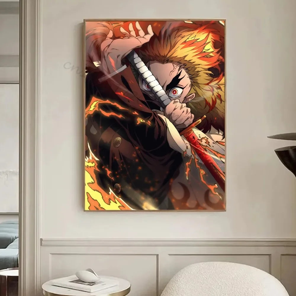 [미니소] 클래식 귀멸의 칼날 캔버스 포스터