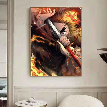 [미니소] 클래식 귀멸의 칼날 캔버스 포스터