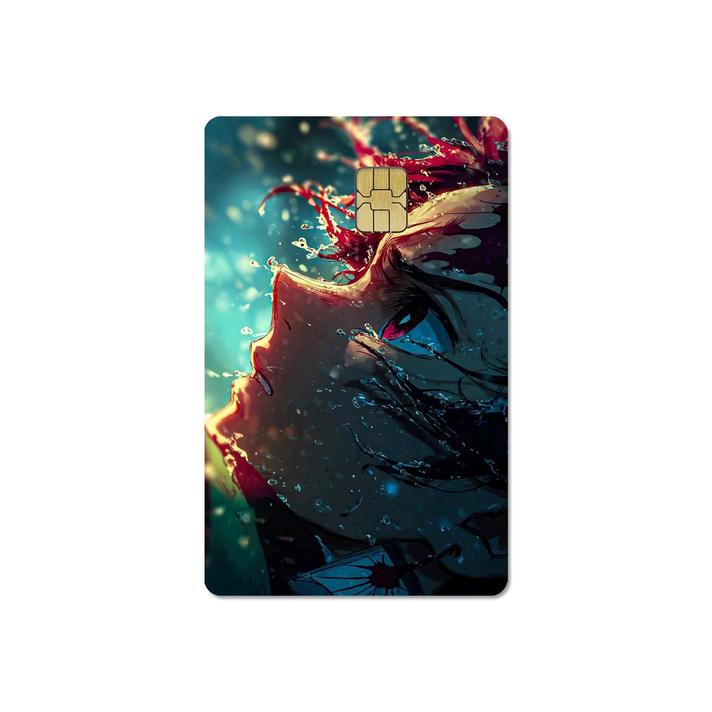 귀멸의 칼날 스티커 카드 필름 커버(소형칩)