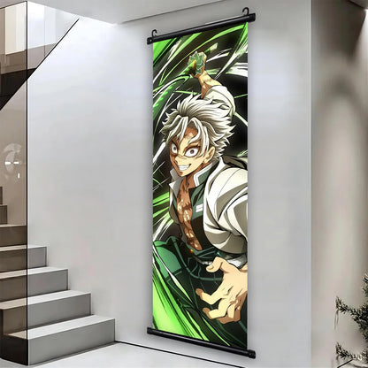 귀멸의 칼날 캐릭터 캔버스 포스터