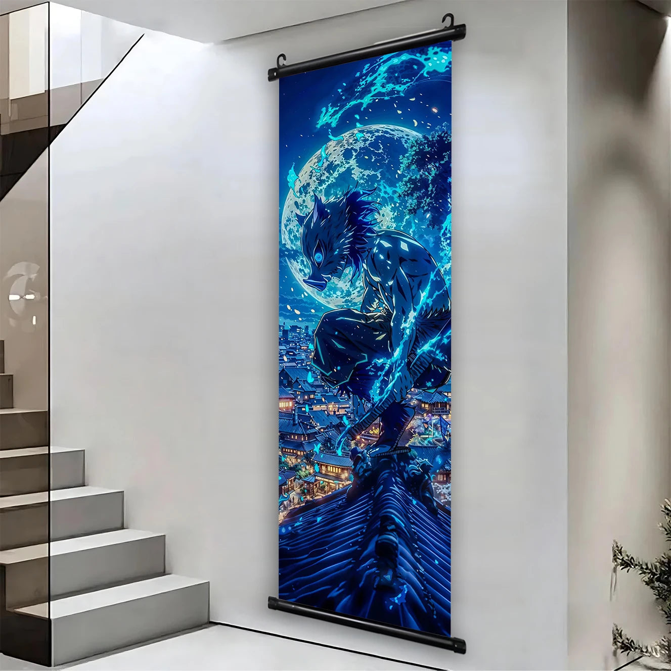 귀멸의 칼날 캐릭터 캔버스 포스터