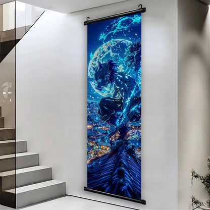 귀멸의 칼날 캐릭터 캔버스 포스터