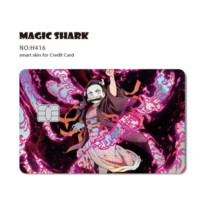 귀멸의 칼날 스티커 카드 필름 커버